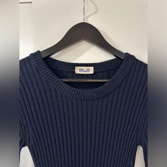 Navy Blue knit Baum und Pferdgarten dress, size 6 - Picture 3 of 4